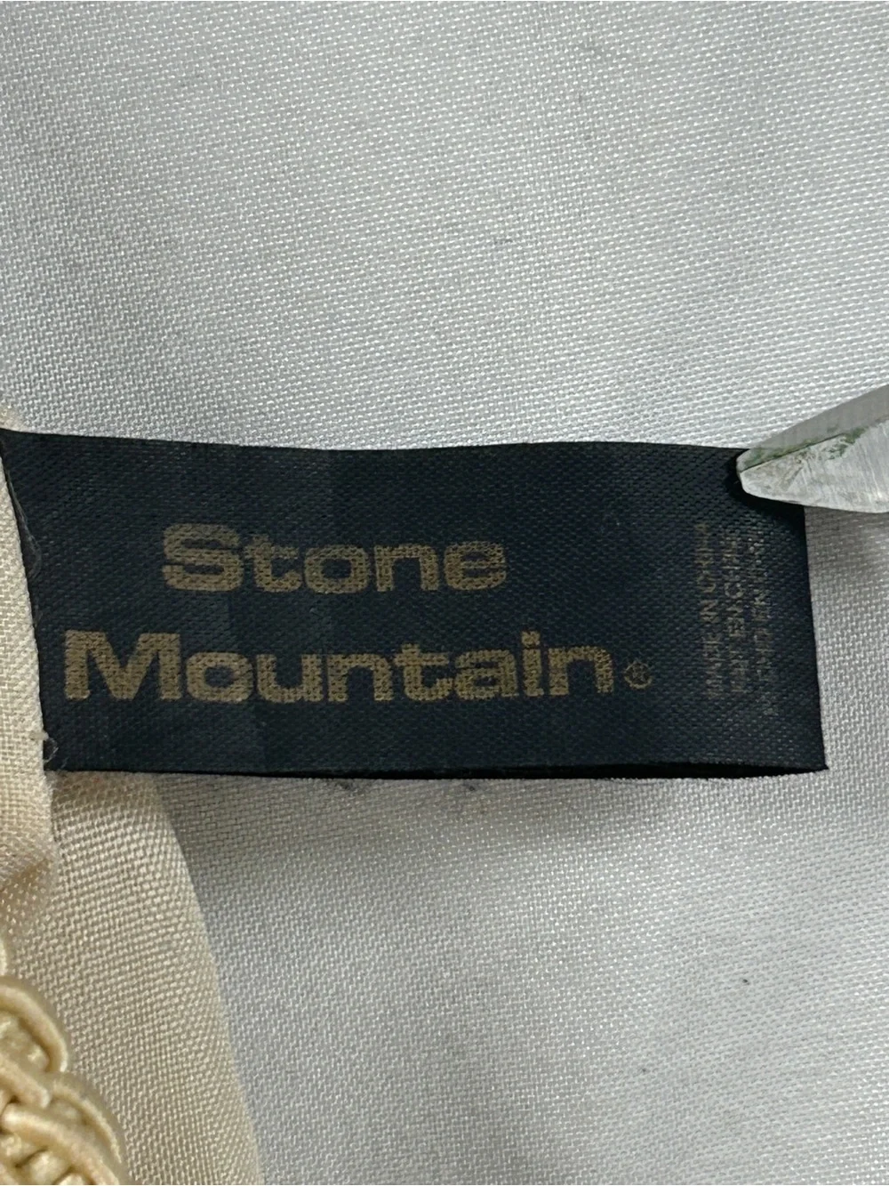 Stone Mountain Woven Geometric Boho Drawstring Backpack